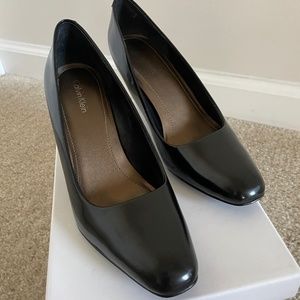 Calvin Klein, Black High Heels, Women's Shoe, 6.5